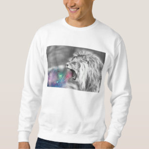 Sudadera león y purpurina