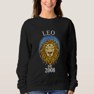 Sudadera León Zodiaco Nacido en 2008