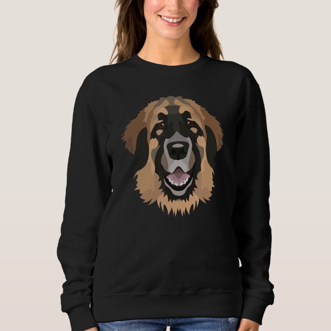 Sudadera Leonberger sonriente (Anverso)