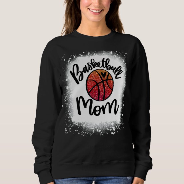 Sudadera Leopard Bleached Basketball Mom Game Day 1 (Anverso)