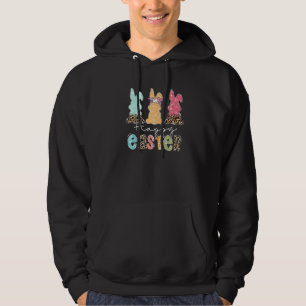 Sudadera Leopard Bunnies Cheetah Rabbit Kids Chicas Huevos