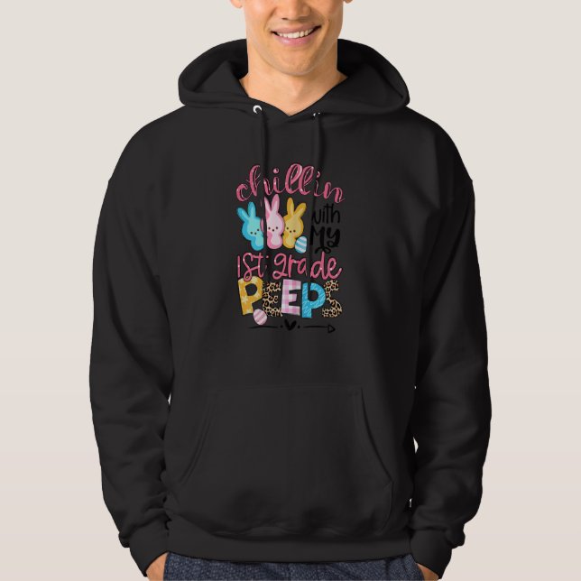 Sudadera Leopard Bunny Chillin Con Mis Bunnies De Primer Gr (Anverso)