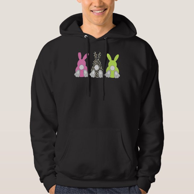 Sudadera Leopard Easter Bunny Rabbit Trio Cute Easter Day 1 (Anverso)