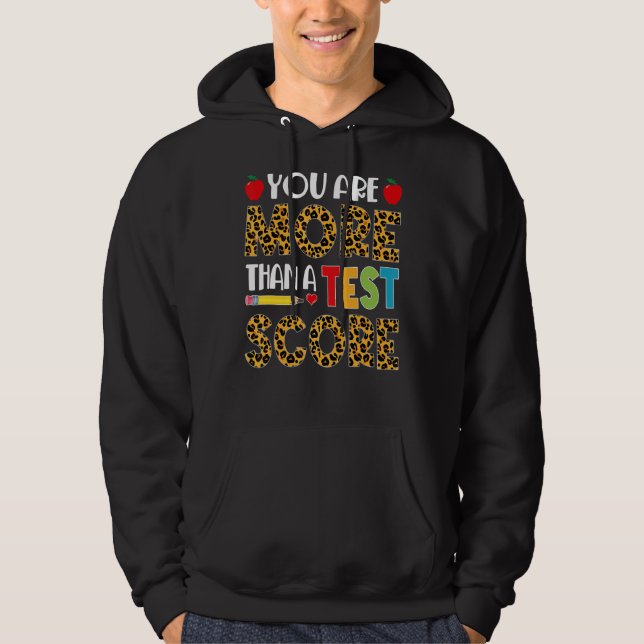 Sudadera Leopard, eres más que un profesor de prueba (Anverso)