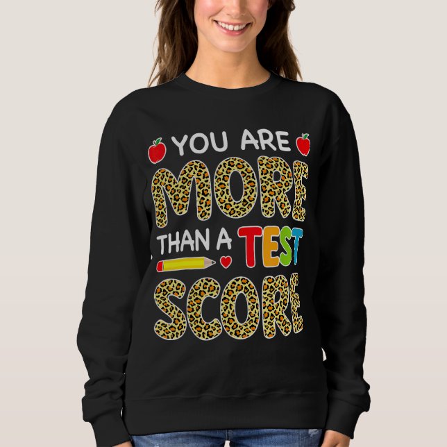 Sudadera Leopard, eres más que un profesor de prueba (Anverso)