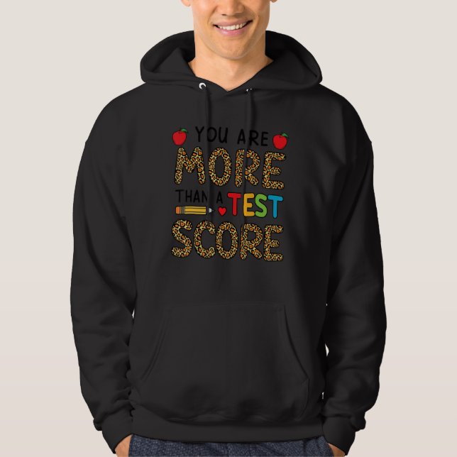 Sudadera Leopard, eres más que un profesor de prueba (Anverso)