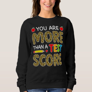 Sudadera Leopard Eres Más Que Un Profesor De Tee De Prueba