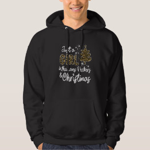 Sudadera Leopard Es Sólo Un Chica Que Ama A Los Peckers Y A