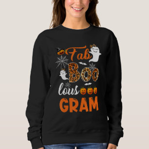 Sudadera Leopard Fab Boo Lous Gram Spooky Halloween Costume
