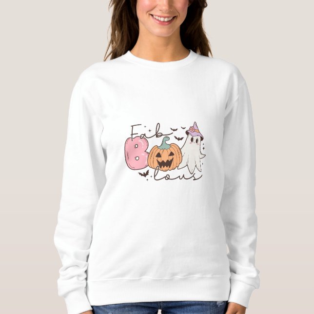 Sudadera Leopard Fab Boo Lous Halloween (Anverso)