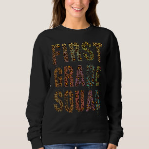 Sudadera Leopard First Grado Squad Hello 1Gr Vintage Pin