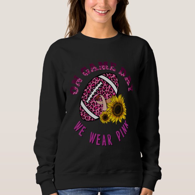 Sudadera Leopard Football Sunflower Physical Therapy Awaren (Anverso)
