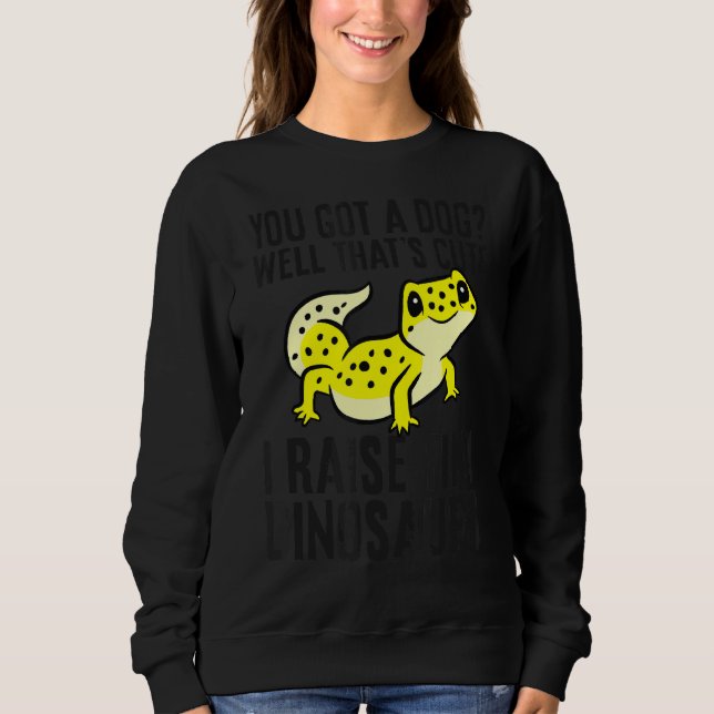 Sudadera Leopard Gecko Dueño Leopard Gecko Mascota Leopard  (Anverso)