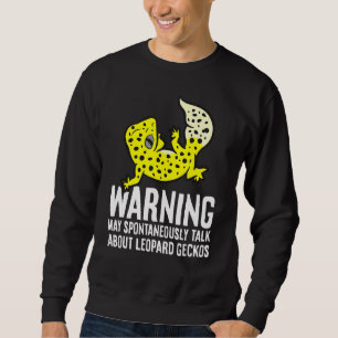 Sudadera Leopard Gecko puede hablar espontáneamente de Leop