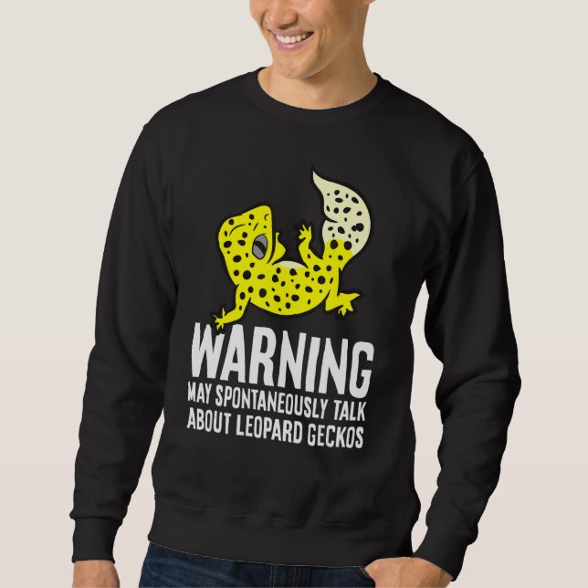 Sudadera Leopard Gecko puede hablar espontáneamente de Leop (Anverso)