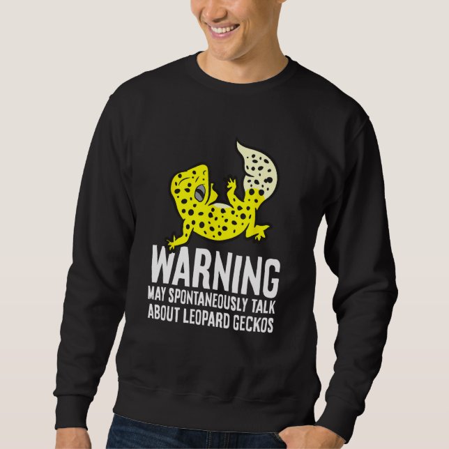 Sudadera Leopard Gecko puede hablar espontáneamente de Leop (Anverso)