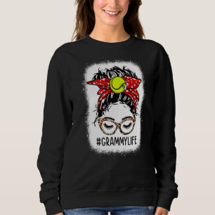 Sudadera Leopard Messy Bun Tennis Grammy Life Game Day Moth