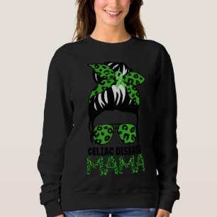 Sudadera Leopard Messy Hair Bun Celiac Mamáes de sensibiliz