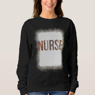 Sudadera Leopard Nurse Apreciación de los trabajadores sani