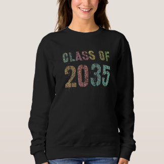 Sudadera Leopard Print Class Of 2035 Future Graduation Good