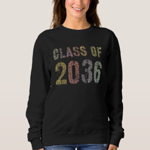 Sudadera Leopard Print Class Of 2036 Future Graduation Good