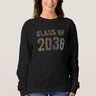 Sudadera Leopard Print Class Of 2036 Future Graduation Good