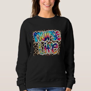 Sudadera Leopard Print Nurse Life Funny Nurse Day o