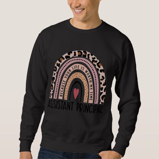 Sudadera Leopard Rainbow Assistant Maestro principal Back T (Anverso)