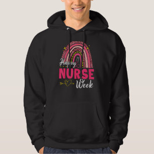 Sudadera Leopard Rainbow Happy Nurse Week Enfermería Mamáes