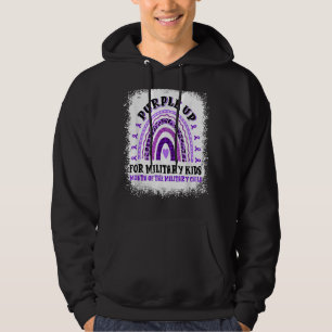Sudadera Leopard Rainbow Military Child Mes Purple Up Ble
