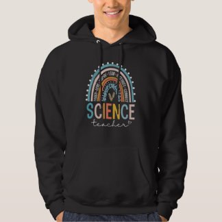 Sudadera Leopard Rainbow Science Teacher   First Day Of Sch