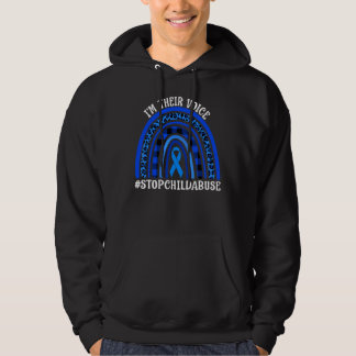 Sudadera Leopard Rainbow Stop Child Abuse Prevention Awaren
