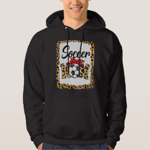 Sudadera Leopard Soccer Mom Cute Mom Life Soccer Day C