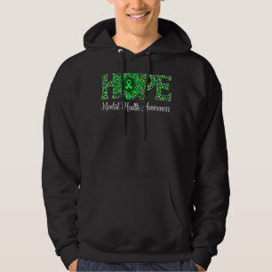 Sudadera Leopard Sunflower Hope Mental Health Awareness Gre