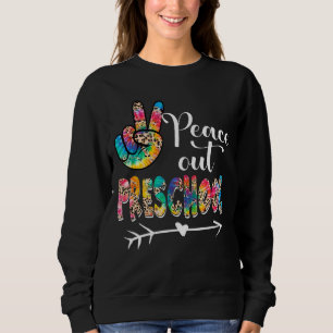 Sudadera Leopard Tie Dye Peace Out Preescolar Happy Day