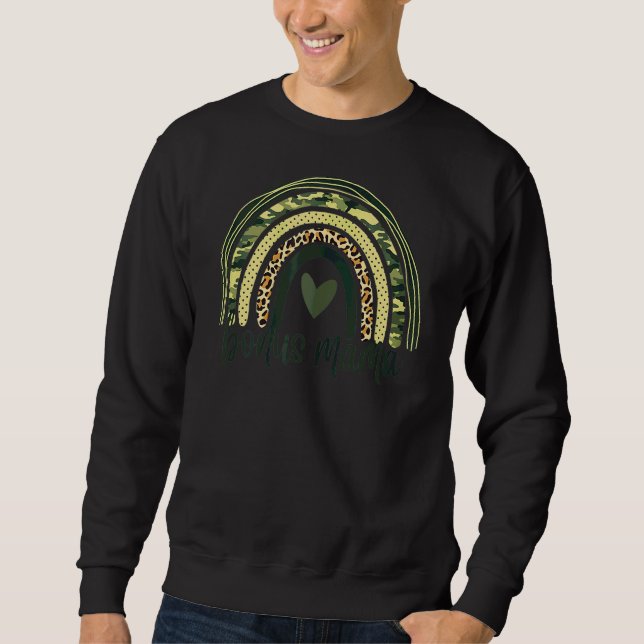Sudadera Leopardo Bonus Mama Rainbow Step Mom (Anverso)