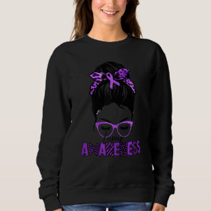 Sudadera Leopardo con clase femenina Shades Lupus Awareness