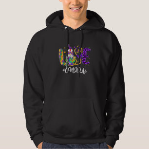 Sudadera Leopardo Gnome Love Cma Enfermera de la vida Mardi