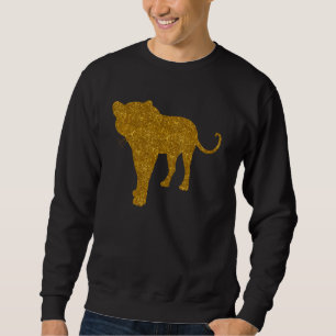 Sudadera Leopardo Para Mujer Chica Pantera Animal Gato Gran