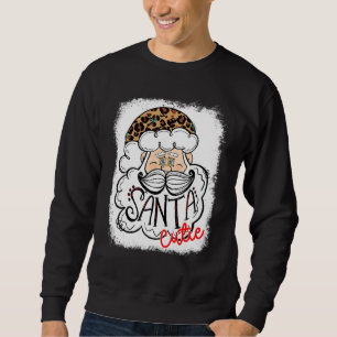 Sudadera Leopardo Santa Cutie Feliz Navidad Familia Pajamas