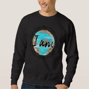 Sudadera Leopardo Soy la Biblia Inspiradora Verse Christian