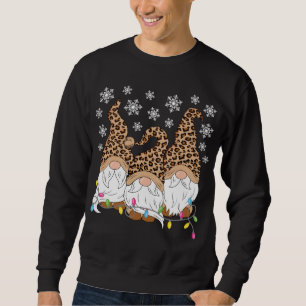 Sudadera Leopardo Y Corazón Imprimido Pintado San Valentín