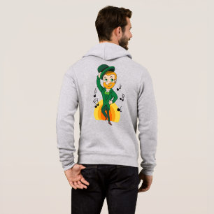 Sudadera Leprechaun bailando, personalizado de San Patricio
