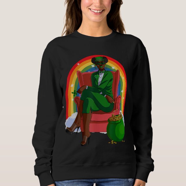 Sudadera Leprechaun Black St. (Anverso)