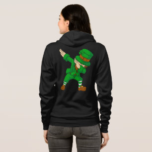 Sudadera Leprechaun de mujeres haciendo dabbing Día de San 