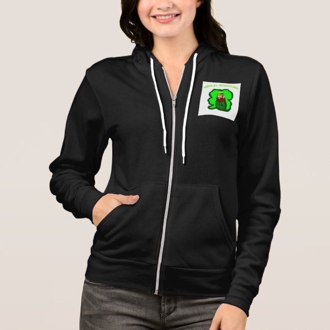 Sudadera Leprechaun Magic Women's Full-Zip Hoodie (Anverso)