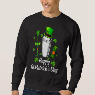 Sudadera Leprechaun Shamrock Bartender Happy St Patrick's D