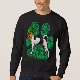Sudadera Leprechaun Toy Fox Terrier Día de San Patricio Tré