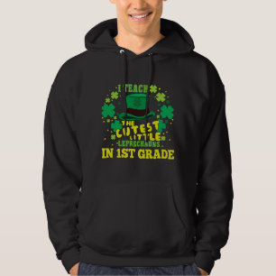 Sudadera Leprechauns Enseña a San Patricio Primer Grado Te