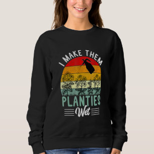 Sudadera Les Hago Plantas Flores Húmedas Vinca Periwinkle